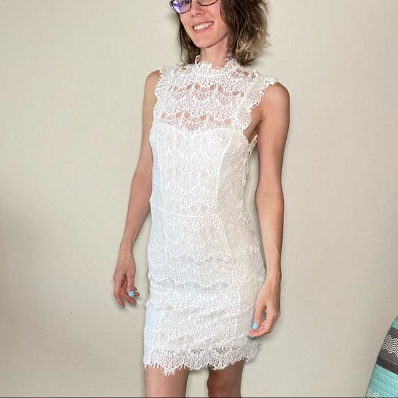 Intimately Free People White Lace Mini Dress - Picture 3 of 14